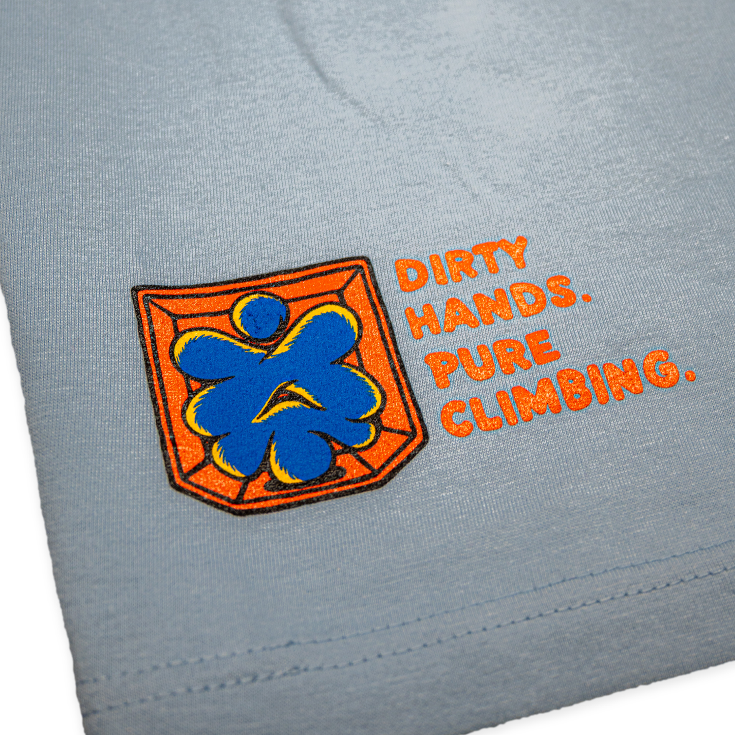 DIrty Hands Pure Climbing Long Tee (Acid Blue)