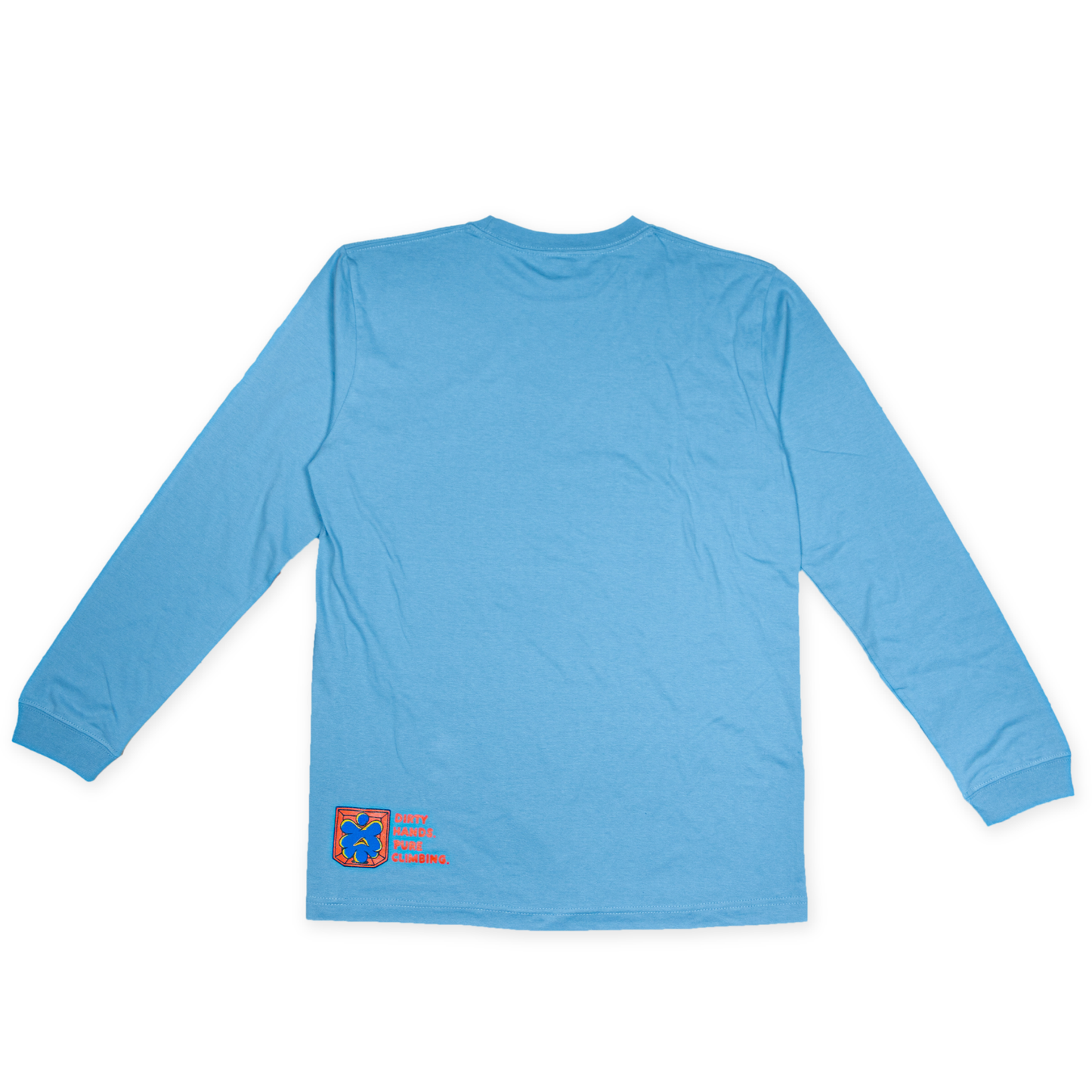 DIrty Hands Pure Climbing Long Tee (Acid Blue)