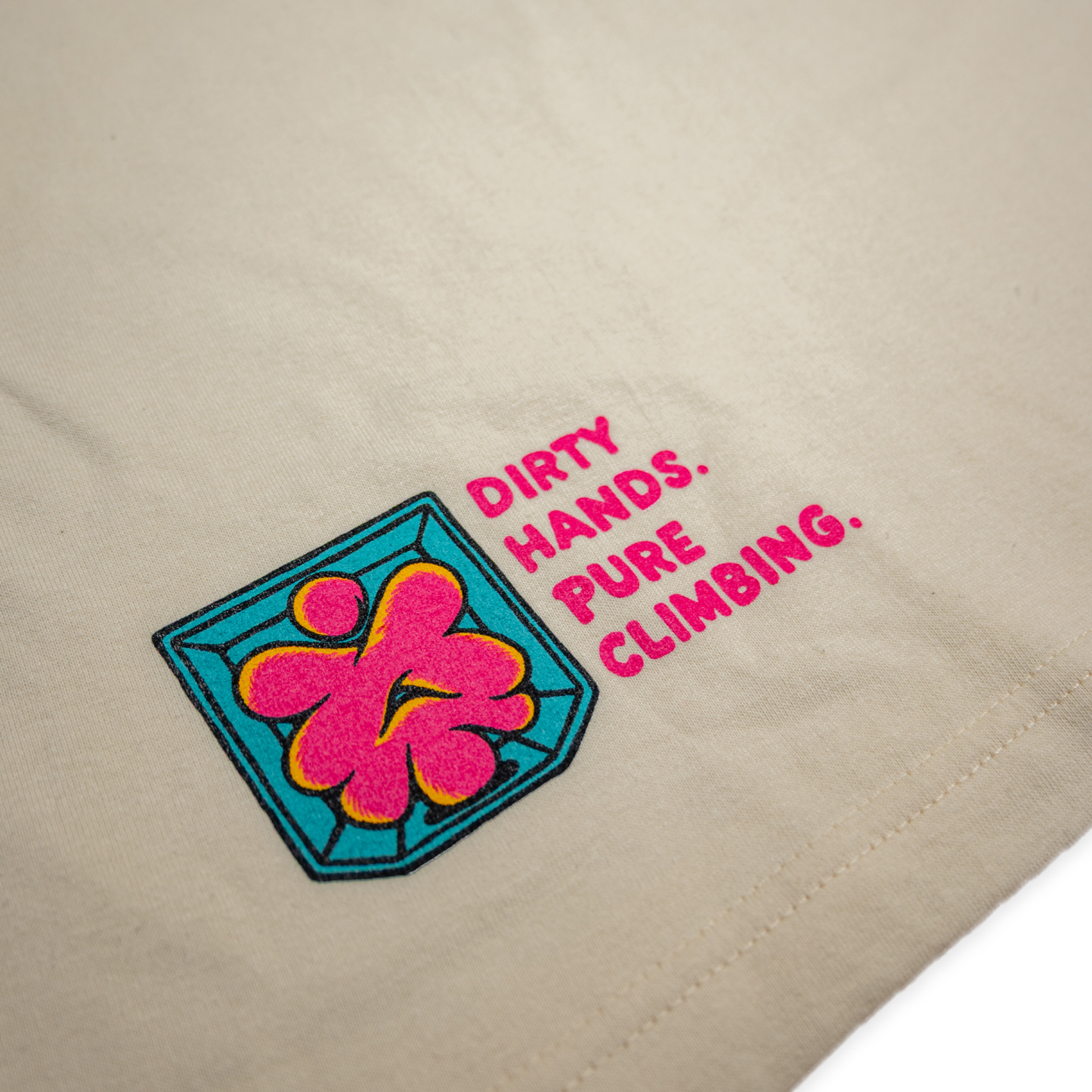 DIrty Hands Pure Climbing Long tee（ナチュラル）