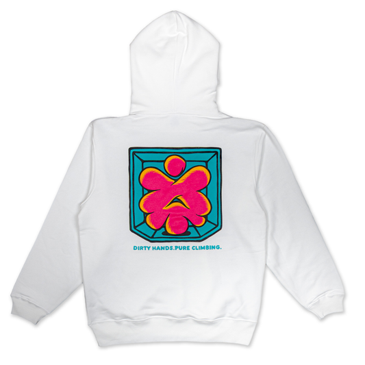 DIrty Hands Pure Climbing Hoodie（ホワイト）