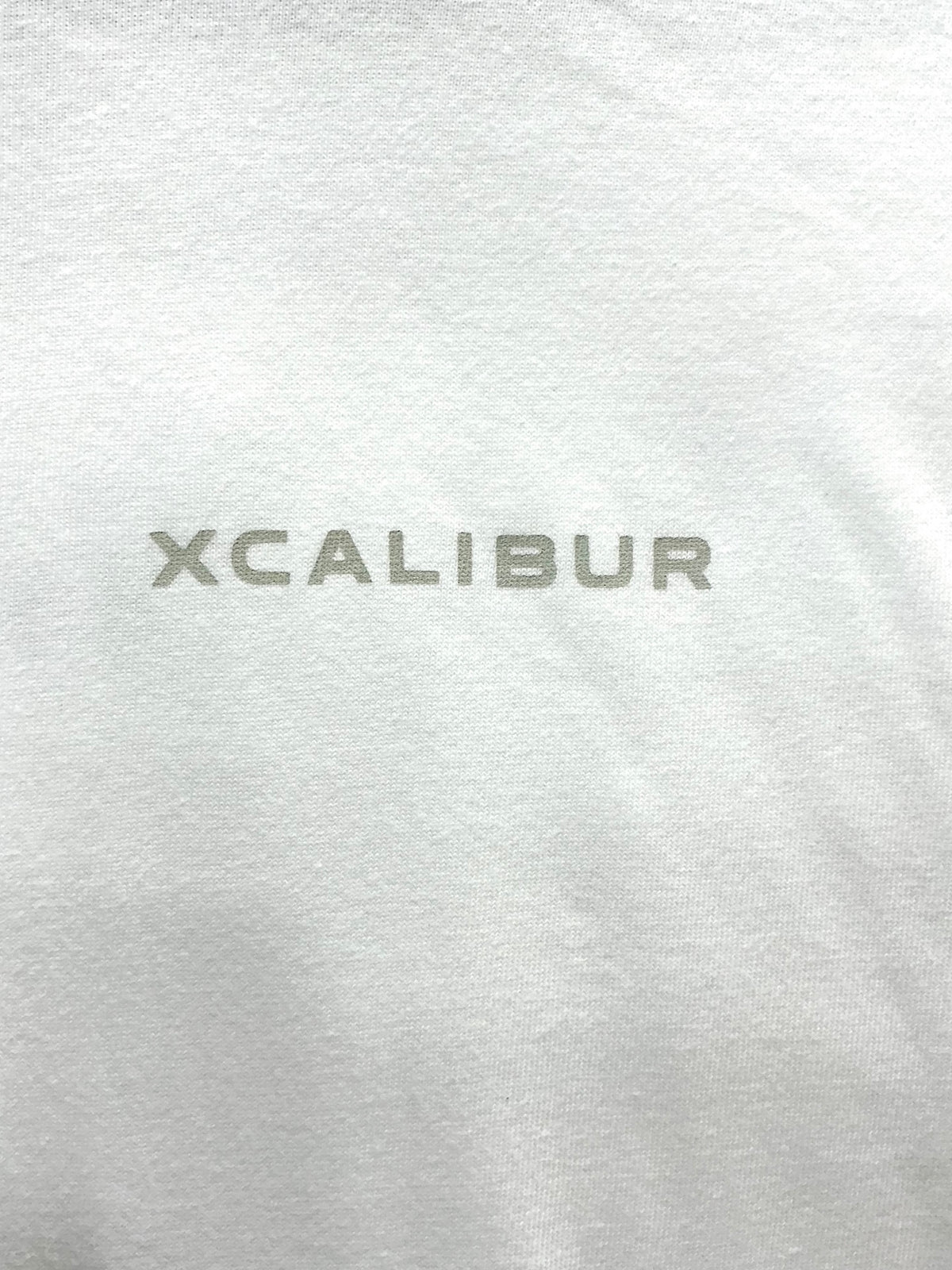 XCALIBUR SIMPLE LOGO Long tee (WHITE)